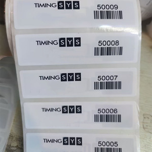 Dài phạm vi Marathon đua BIB tag RFID <span class=keywords><strong>chip</strong></span> Sticker không thấm nước UHF RFID Tag nhãn dán - Product Image 5