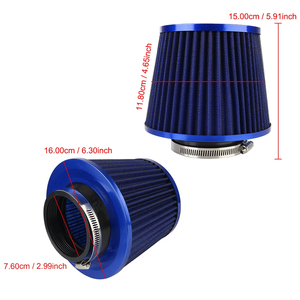 Filtro de Aire Cónico de Alto Flujo para Honda, Toyota, Nissan, BMW, Ford, VW, 76 mm, 3 Pulgadas, Universal, Lavable, <span class=keywords><strong>K</strong></span>&<span class=keywords><strong>N</strong></span> RU-3560 - Product Image 3