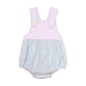 Ropa de Bebé Niña al por Mayor, Rompers de Verano de Seersucker, Mono de una Pieza para Bebés - Product Image 2