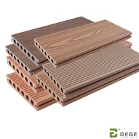 Planche de terrasse extérieure moderne pour projet de jardin, vente en gros, composite bois-plastique imperméable, antidérapant, pour utilisation à grande échelle