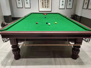 Mesa de billar profesional de 12 pies, tamaño estándar, 45mm, Pizarras Negras, tela <span class=keywords><strong>Strachan</strong></span> 6811 con accesorios y bloque de acero - Product Image 3