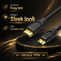 Kabel Mindpure 2.0 4K 18Gbps Berlapis Emas Terlindung Tembaga Murni PVC Male to Male untuk Monitor PC Proyektor TV Mobil
