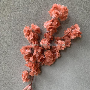 L-657 Trang Trí Đám Cưới Bảng Trung Tâm Hoa Nhân Tạo Màu Nâu Chi Nhánh Hoa Anh Đào Hoa - Product Image 4