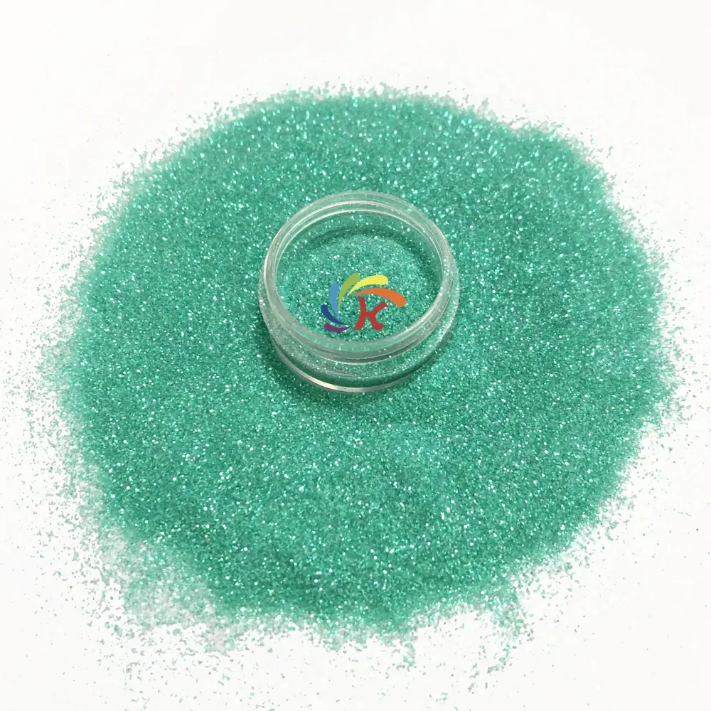Glitter iridescente a granel, atacado, fino, verde, glitter para arte de unha, artesanato, tumblers