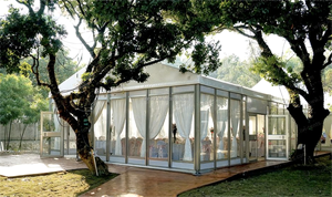 <span class=keywords><strong>Tente</strong></span> <span class=keywords><strong>de</strong></span> fête extérieure haut <span class=keywords><strong>de</strong></span> gamme pour 150 à 250 personnes, avec <span class=keywords><strong>toit</strong></span> en PVC blanc, murs en double vitrage, options d'intérieur élégantes et personnalisables - Product Image 3