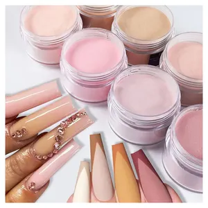 Supplier Wholesale High Quality Cover Private Label 3 In 1 Matching Jars Dip Buttery Acrylic Powder Set For Nail Supplies