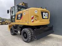 Excavatrice sur roues Caterpillar M318F d'occasion, godet de 0,91 m³, vitesse routière de 35 km/h, excellent état, directement de l'usine