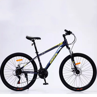 Vélo de montagne SH-MTB Explore, cadre en acier à suspension intégrale, freins à disque, roues en alliage d'aluminium, 21 vitesses, vélo de gravier