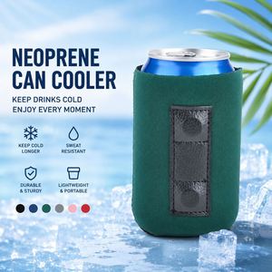 Custom Logo Neoprene Magnetic Cup Sleeve Magnet Cooler Holder for Can <b>Beer</b> Soda Insulated Drink Carrier Cover - Product Image 1