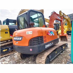 Excavadora de cadenas DOOSAN DH60-7 usada, flexible, original, fiable, mini, coreana, de 6 toneladas, para construcción municipal - Product Image 4