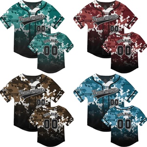 Jersey <span class=keywords><strong>de</strong></span> béisbol <span class=keywords><strong>de</strong></span> camuflaje personalizado puro para adultos jóvenes Hip Hop botones completos camisa <span class=keywords><strong>de</strong></span> béisbol impreso Número <span class=keywords><strong>de</strong></span> nombre <span class=keywords><strong>de</strong></span> equipo personalizado - Product Image 1