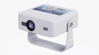 Projecteur intelligent Android 11 A53 pour home cinéma avec objectif autofocus et Wi-Fi, vidéoprojecteur intelligent avec écran tactile