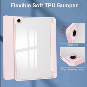 TPU vỏ trong suốt PC Cover quay lại Bút Chì Chủ <span class=keywords><strong>Tablet</strong></span> trường hợp đối với Samsung Galaxy Tab A9 cộng với SM-X210/x216/x218 11inch - Product Image 2