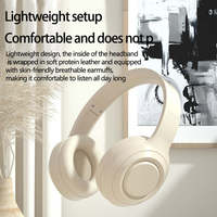 DR58 pour Casque Audio Sans Fil Étanche IPX4 Longue Autonomie Réduction Active du Bruit Circum-auriculaire Ajustement Personnalisé Populaire