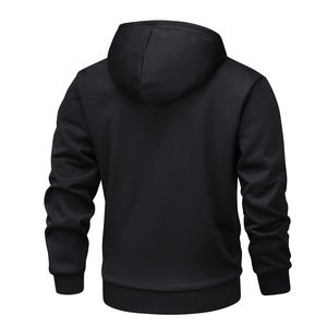 Pull à capuche uni pour le printemps, sweat-shirt de sport personnalisé avec logo brodé, longueur sur mesure, tendance et populaire, nouveauté - Product Image 4