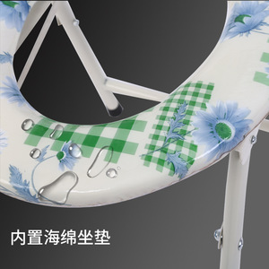 Folding <b>Commode</b> Chair With Built In Toilet Aluminum Alloy <b>Portable</b> Bathroom Safety Equipment For Home Use - Product Image 4