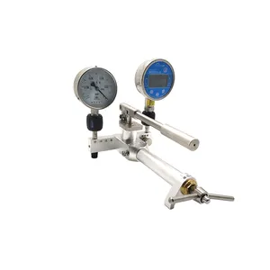 China portable gas pressure source, manual gas pressure pump. Pressure check table