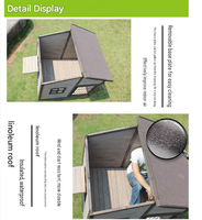 Nichoir extérieur pour chien en bois, grande niche imperméable, casota de exterior para cao, casas para perros grandes, abri pour chiens de grande taille
