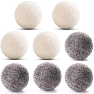 %100 Yün XL Boyut Çevre Dostu Yün Kurutma Topları Pamuklu Çanta ile (1500 Kullanım) - Product Image 2