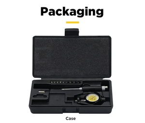 Asimeto <b>Dial</b> Test <b>Indicator</b> 9 Interchangeable Carbide Ball Contact Points 3mm Travel 0.015mm Accuracy Exact Quality Control - Product Image 6