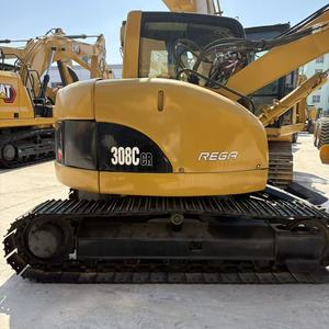 Excavadora de cadenas CAT 308CCR de giro cero en buen estado, excavadora usada original CAT en venta - Product Image 3