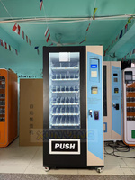 Distribuidor automático personalizado Distribuidor automático Combo de latas de bebidas Botellas Bebidas y aperitivos Máquina expendedora