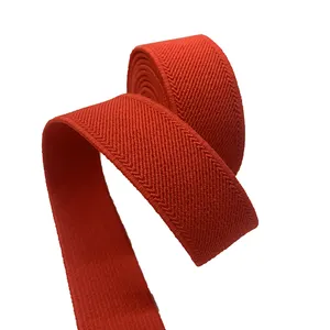 Fascia elastica in Twill a doppio lato con fascia elastica in tessuto largo 1 pollice di colore personalizzato per cintura