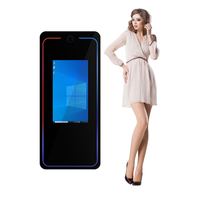 Miroir portable avec éclairage LED de 65 pouces, caméra tactile intelligente et compatible SLR, prix abordable, photomaton