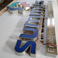 Solution de signalétique personnalisée, signalétique 3D et lettres, lettres en métal, lettres en relief géantes, logo lumineux en lettres 3D
