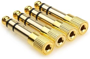6.35Mm (<span class=keywords><strong>1</strong></span>/<span class=keywords><strong>4</strong></span> Inch) Mannelijk Naar 3.5Mm (<span class=keywords><strong>1</strong></span>/8 Inch) Vrouwelijke Stereo Audio Adapter Converter Voor Gitaar Koptelefoon Amp - Product Image 6