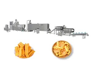 Mais Puff Snack Machine Maïs Puff Volautomatisch Maken Machines Extruder Productielijn