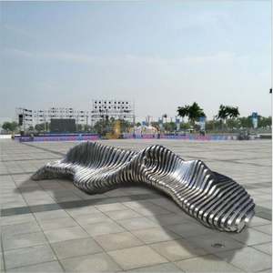 Escultura de Acero Inoxidable 304 con Diseño Art Deco Personalizado ANW904 para Diseño de Interiores y Proyectos de Ingeniería de Aniversario - Product Image 2