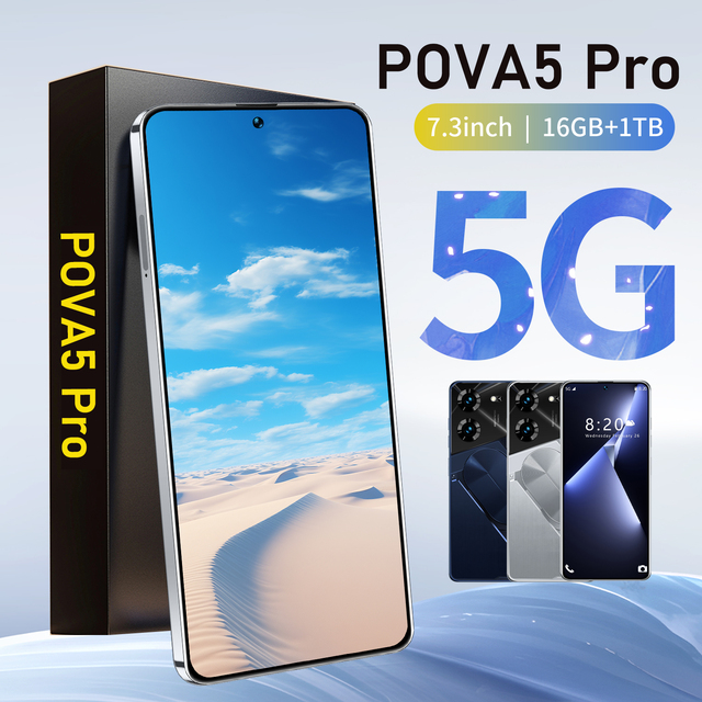 Manufacturer Wholesales 5G Smartphones Dual SIM Dual Standby 16GB+1TB Storage 7.3-Inch Straight Screen Global Version
