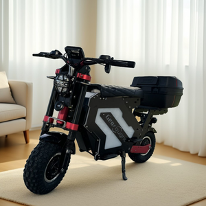 Trottinette électrique Geofought M5 14 pouces, 72V 50Ah, double moteur brushless à aspiration, démarrage NFC, batterie amovible, en stock aux États-Unis - Product Image 1