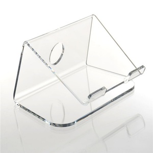 Favor Lucite 3mm Thick Eco-friendly Clear PMMA Laptop Stand Computer Riser with Custom Logo and Candy Model - Product Image 3