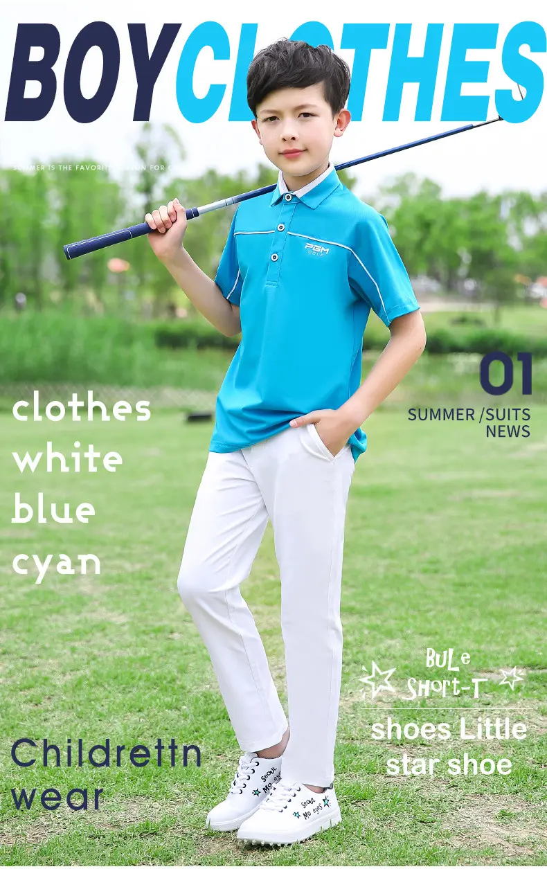 PGM YF081 boy Golf T shirt