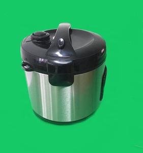 Olla <span class=keywords><strong>Arrocera</strong></span> Eléctrica Multifuncional de Acero Inoxidable de 5.1-6.0L y 400W con Recipiente Interior Antiadherente, Cuchara Medidora y Taza Medidora de Lujo - Product Image 2