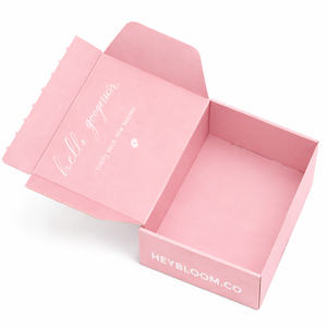 Crème pour le visage, soins de la peau, emballage d'expédition de marque, boîte à courrier facile à ouvrir, boîte en carton ondulé B, logo personnalisé - Product Image 4