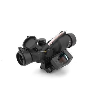 กล้องเล็งแบบขายส่ง TA31 4X32 พร้อมปริซึมไฟเบอร์ออปติกแท้ และจุดแดง RM ความสูงเส้นศูนย์กลาง 2.05 นิ้ว แบบคอมโบ - Product Image 3