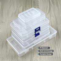 Boîte à leurres de pêche en plastique PP transparent, en stock, vente chaude, nouvelle boîte à pêche, étui de rangement pour accessoires de pêche