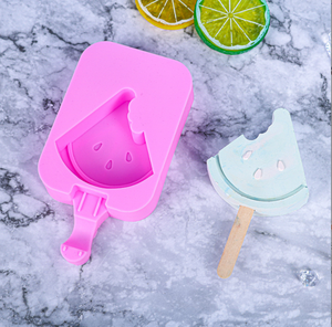 Classique écologique <span class=keywords><strong>Silicone</strong></span> moule de cuisson bonhomme de neige fait à froid crème glacée Popsicle moule facile bricolage à la main moule cadeau un bâton en <span class=keywords><strong>bois</strong></span> - Product Image 5