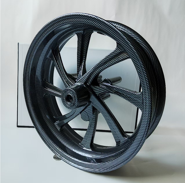 New Style Tank 200 Cc 150 CC Motorcycle Scooter Wheel Front Aluminum Wheel 13 Inches Carbon Fiber Color Motorcycle Wheel