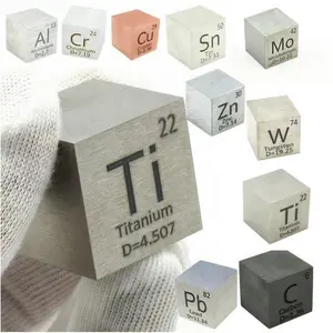 عنصر بوصة مكعب 25.4 مللي متر المعادن الكثافة مكعبات الدوري جمع النحاس الكربون المغنيسيوم الألومنيوم التيتانيوم الكروم الحديد الكوبالت