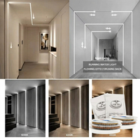 Bande lumineuse LED SMD 2835 haute densité DC 12V 24V avec 240 LED par mètre
