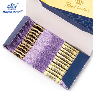 Hoàng gia 29 màu sắc 150D/2*6 kim loại thêu chủ đề nhuộm Cross Stitch Crochet may tay đan 12 cái/hộp - Product Image 2