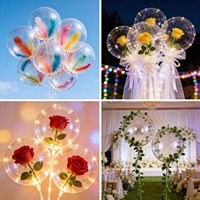Vente en gros de ballons transparents Bobo, bulles transparentes réutilisables pour la décoration de fêtes d'anniversaire et de mariages