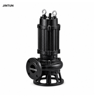 Pompe submersible électrique GNWQ en fonte anti-emmêlement avec coupe-fil pour eaux usées, boues et fibres, traitement des déchets, interrupteur à flotteur en option, en stock