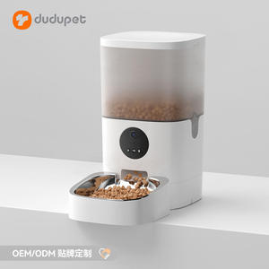 Comedero Inteligente para Mascotas Dudu, Dispensador Automático con Temporizador y Control por Aplicación Wifi para Perros y Gatos, Diseño Redondeado, Enchufe Estadounidense, Desmontable - Product Image 4