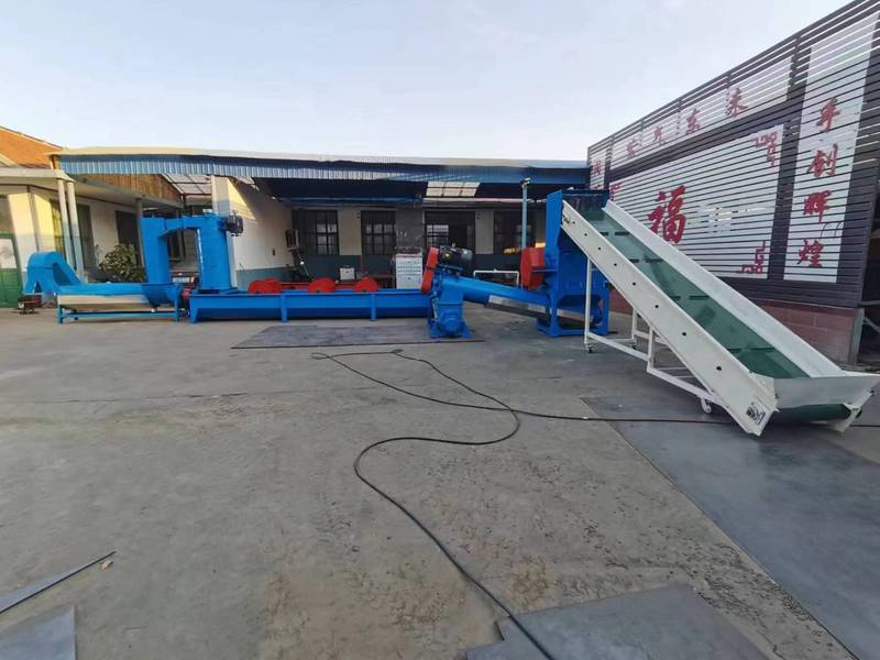 Waste Plastic Recycling Line Plastic Washing