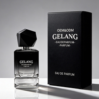 Nouveauté Flacon de parfum vide de 50 ml Carré Madam Flacon de parfum unique Flacon de parfum en verre de luxe avec vaporisateur